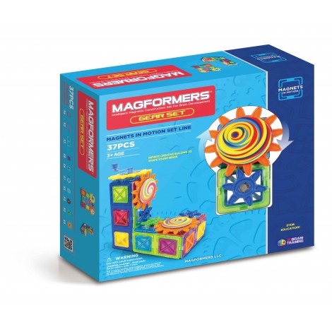 MAGNETS IN MOTION 37PC GEAR SET