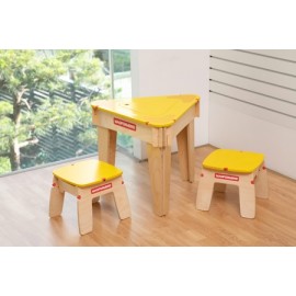 Magformers Yellow Triangle Table