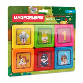 CARD PLUS ANIMAL 12PC SET 